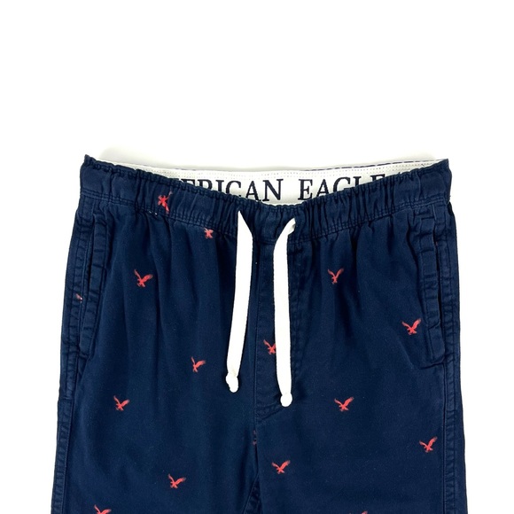 American Eagle Outfitters Eagle Logo Print Pajama Sleep Pants - Picture 3 of 8